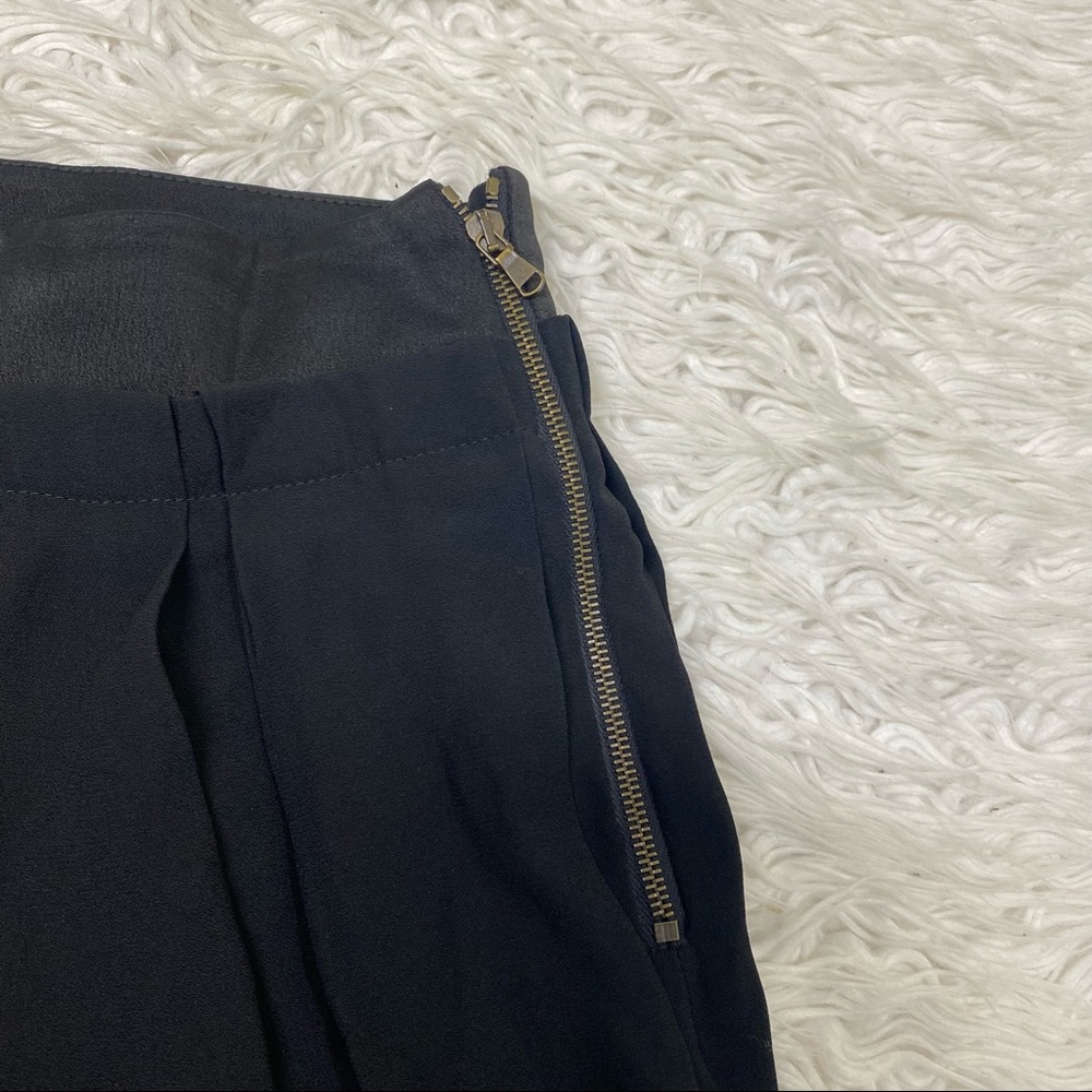 See By Chloe Pleated Crepe Mini Skirt in Black - Picture 5 of 6
